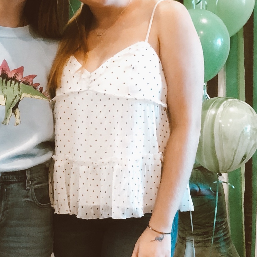 Abercrombie and Fitch white tank top